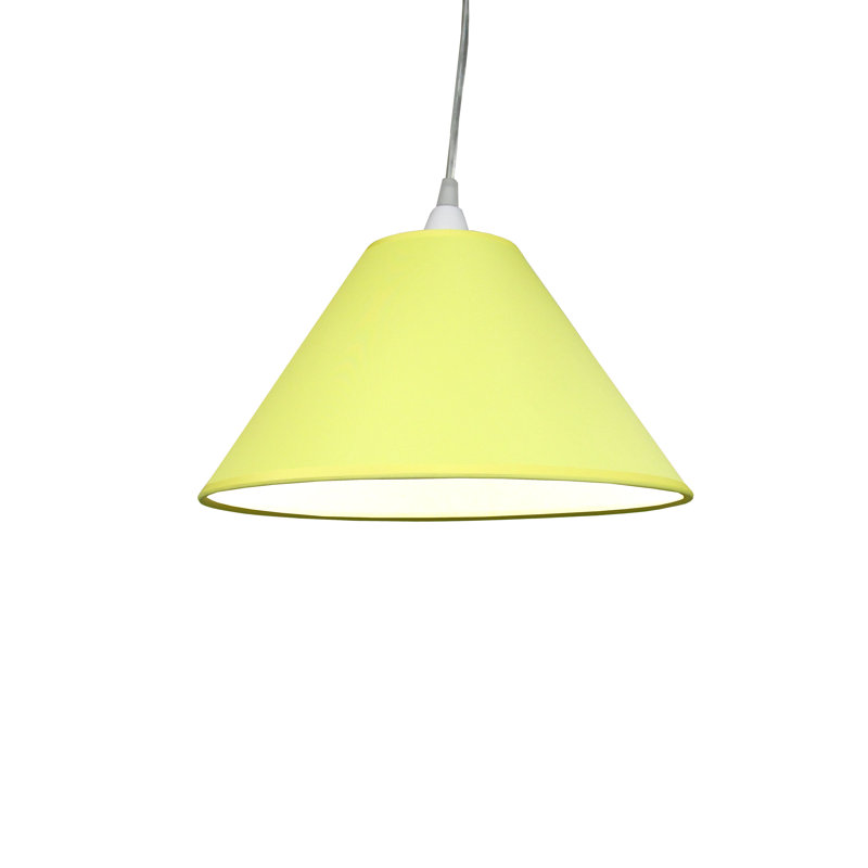18cm H Cotton Empire Lamp Shade ( Screw On ), Primrose