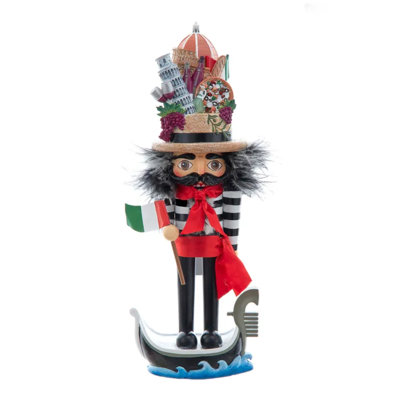 Kurt Adler Hollywood Nutcracker Collection, Italy Nutcracker, 15in