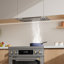 Hotte intégrée de 28 po 950 CFM CIARRA, hotte de cuisine intégrée en acier inoxydable avec commande vocale et Wi-Fi, détection de fuites de gaz, filtres à chicane et lumières DEL