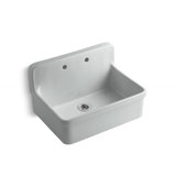 Gilford 30" x 22" x 17-1/2" Wall-Mount/Top-Mount Single-Bowl Kitchen Sink