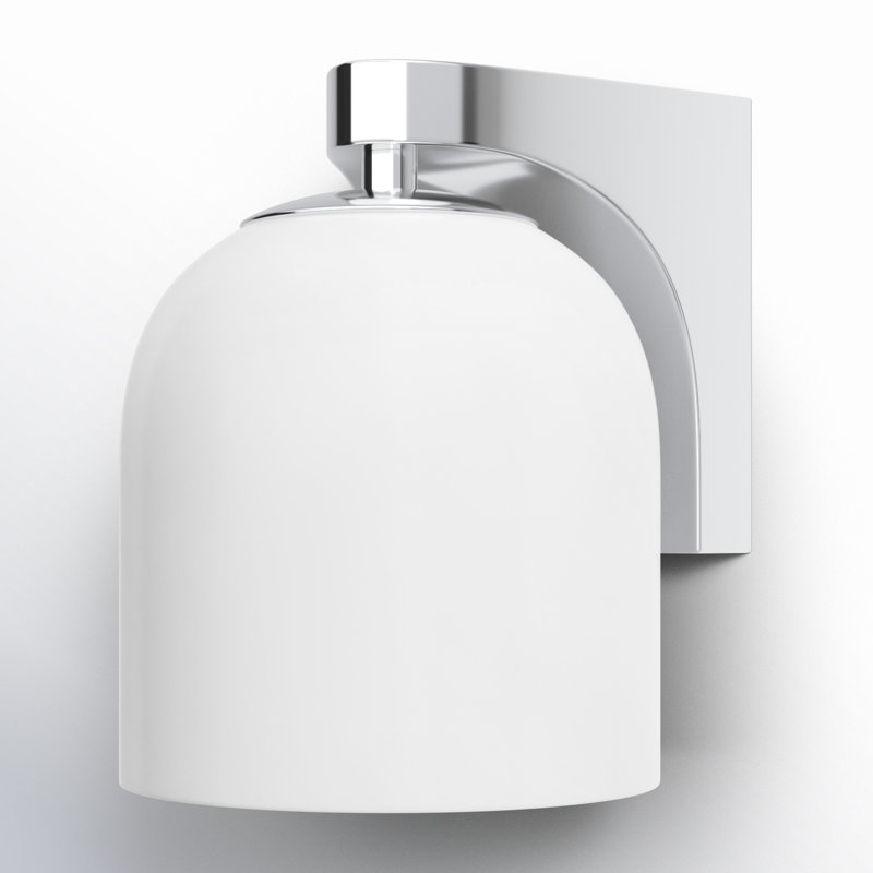 Dimmable Bath Sconce, Polished Chrome