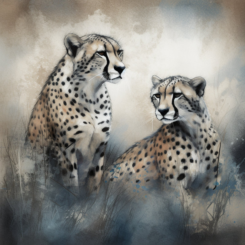 Literie Cheetah Wildlife Mazzie Mazzie, Très grand édredon