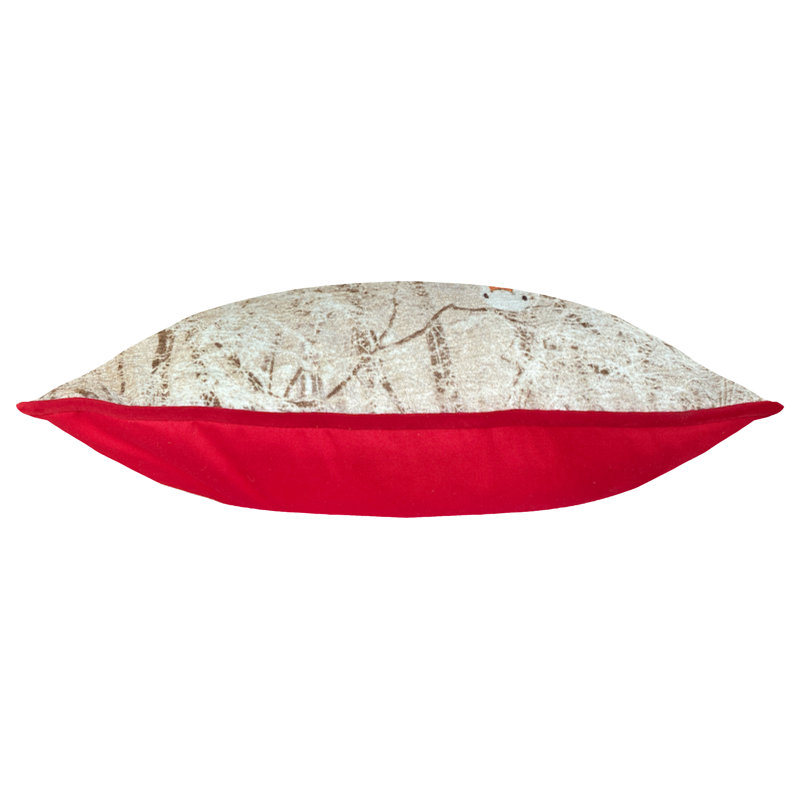 Red Square Cushion Cover