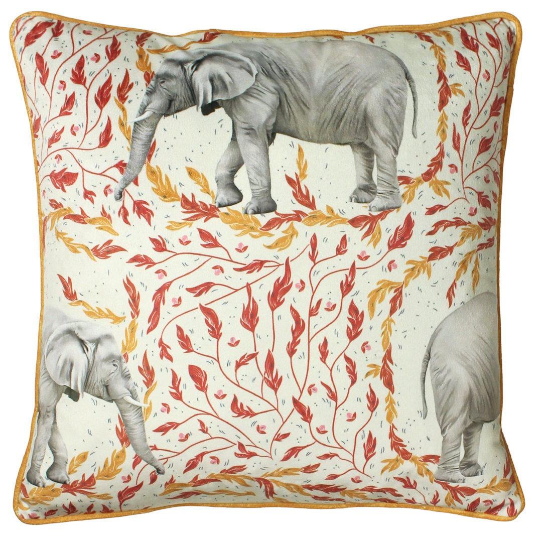 Floral Square Cushion