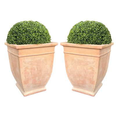 2 pièces topiaire en cyprès artificiel