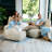 Big Joe Modora Bean Bag Ottoman Lounger, Birch Soft Boucle-116471803-116471801