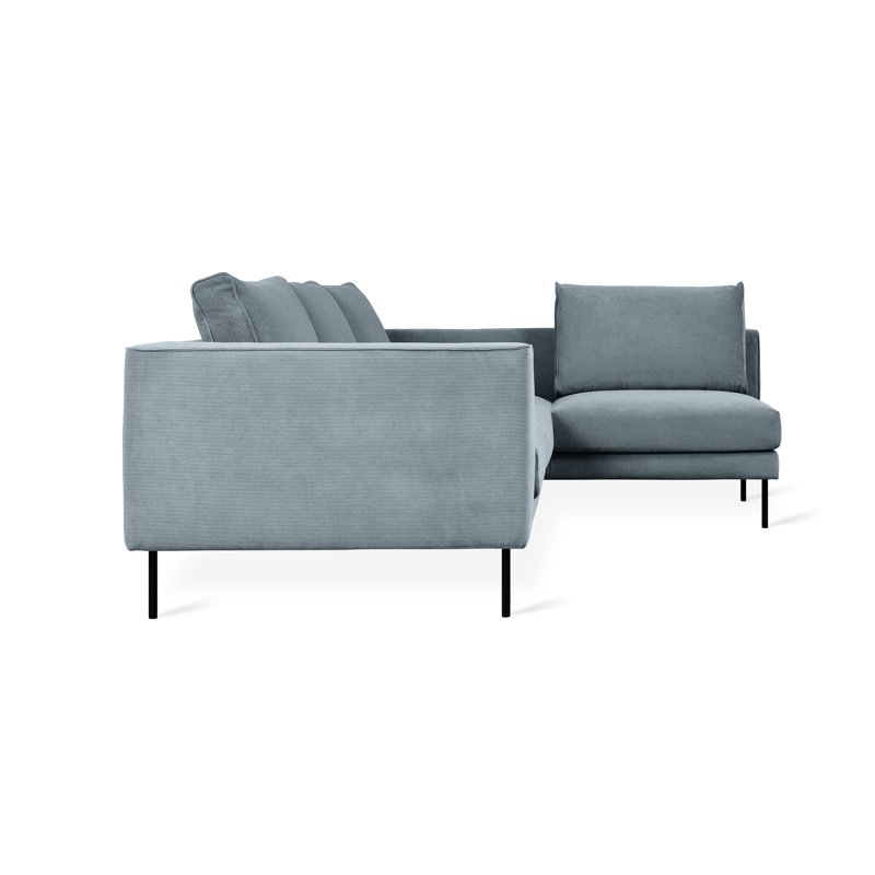 Renfrew XL Sectional, Merino Cream 100% Polyester, Right Hand Facing