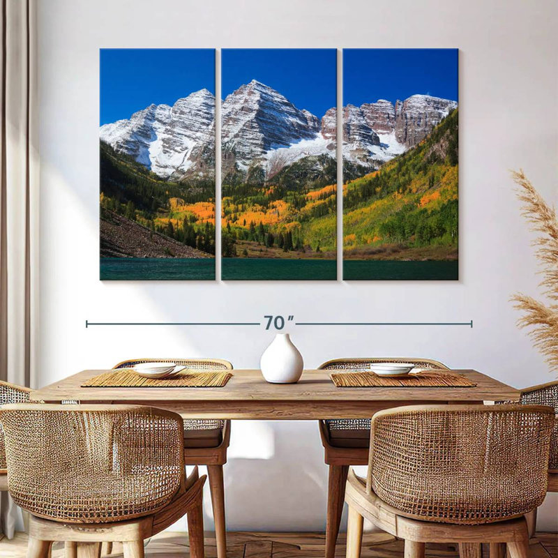 Alvord vue des cloches marron, H 42 po x l 65 po