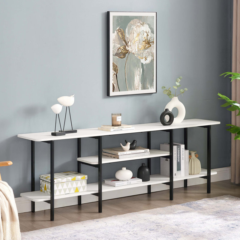 Console en blanc, Blanc
