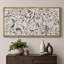 «Birds On Wildflower Plants Minimalist Modern Extra Large», reproduction d'art sur toile encadrée-111665854-107117923