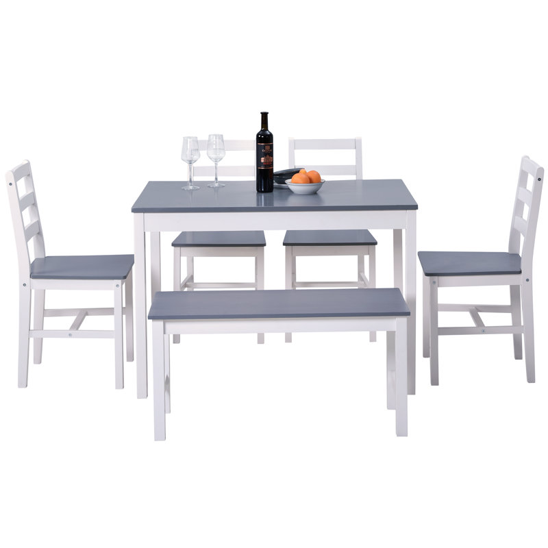 Dismuke Pine Solid Wood Dining Set