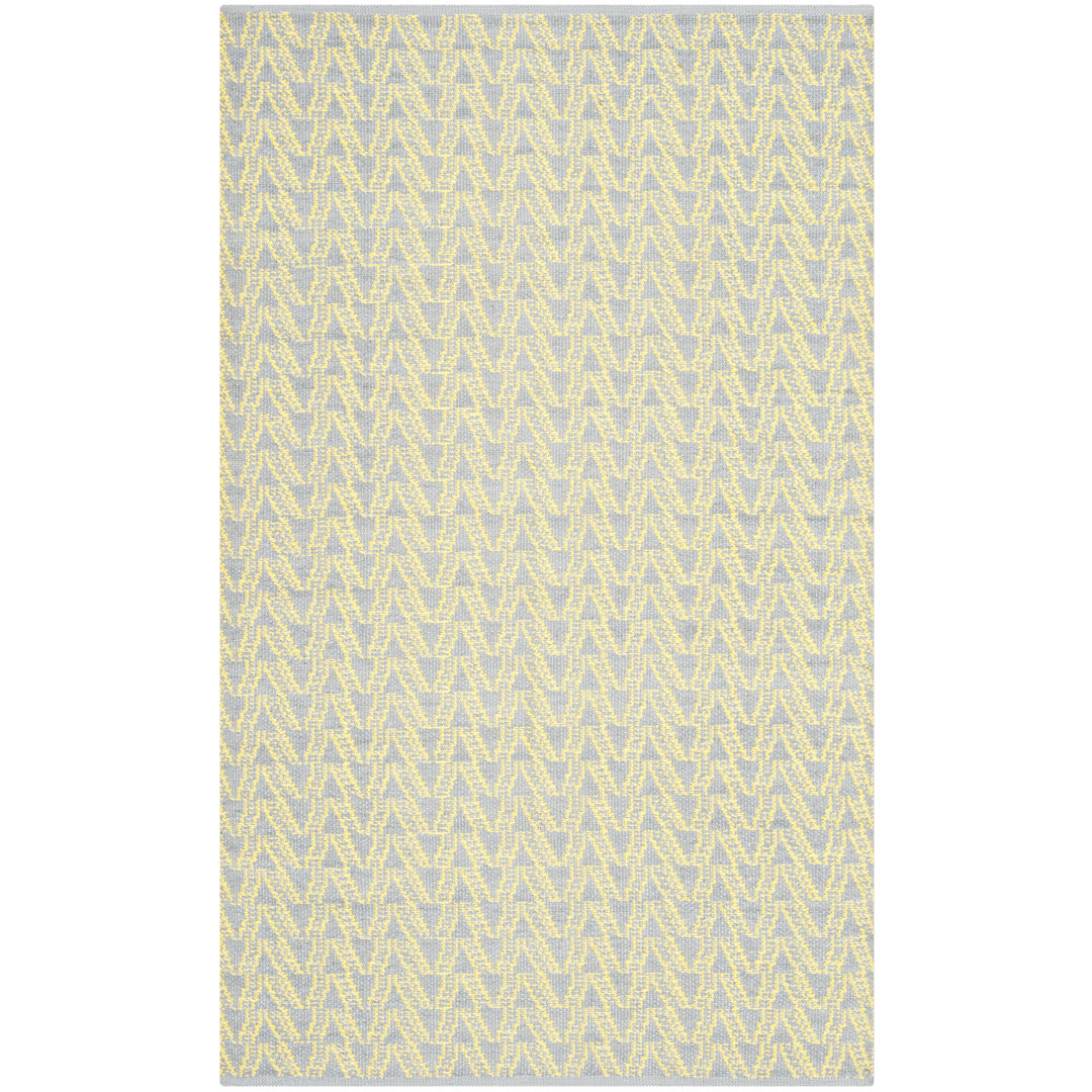 Lucrezia Geometric Hand Woven Indoor / Outdoor Area Rug