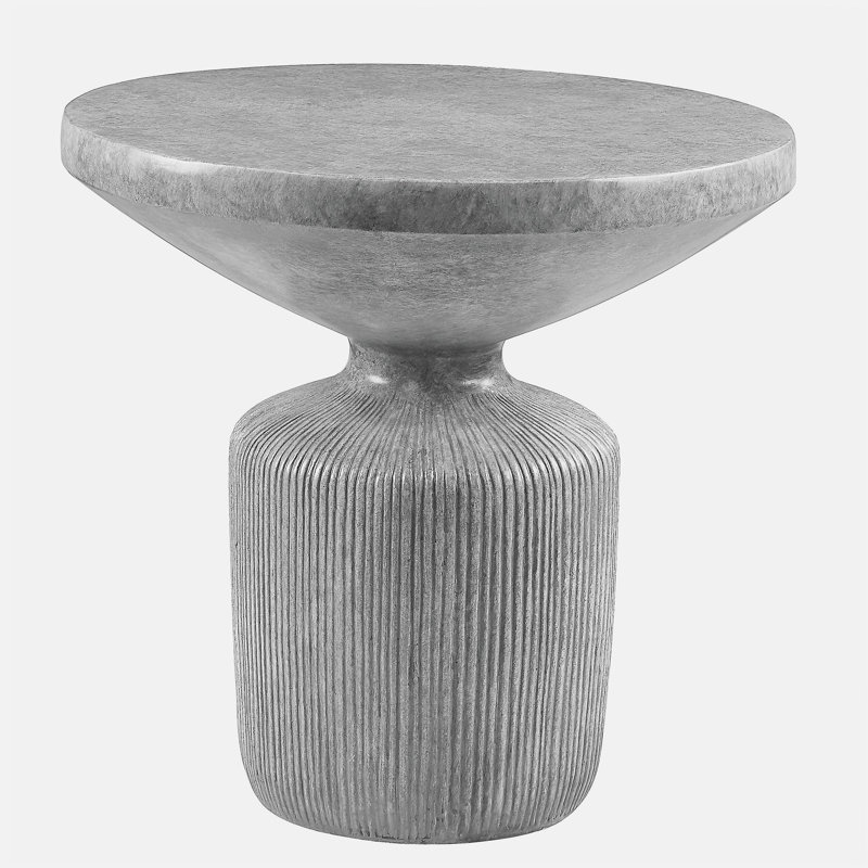 Weathered Grey Painted Side Table