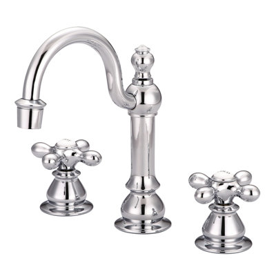 Widespread 2-handle Bathroom Faucet with Drain Assembly