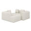 Canapé modulaire de 101,2 po, canapé modulaire entièrement comprimé, canapé à combinaison libre avec siège profond et deux poches latérales-435751346
