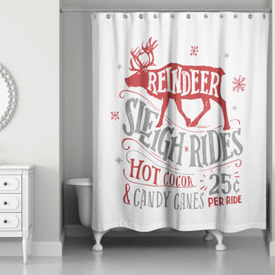 Rideau de douche simple renne Charla