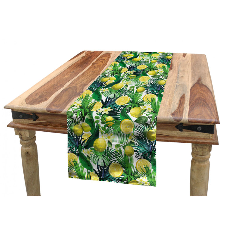 Chemin de table nature, 72 po x 16 po