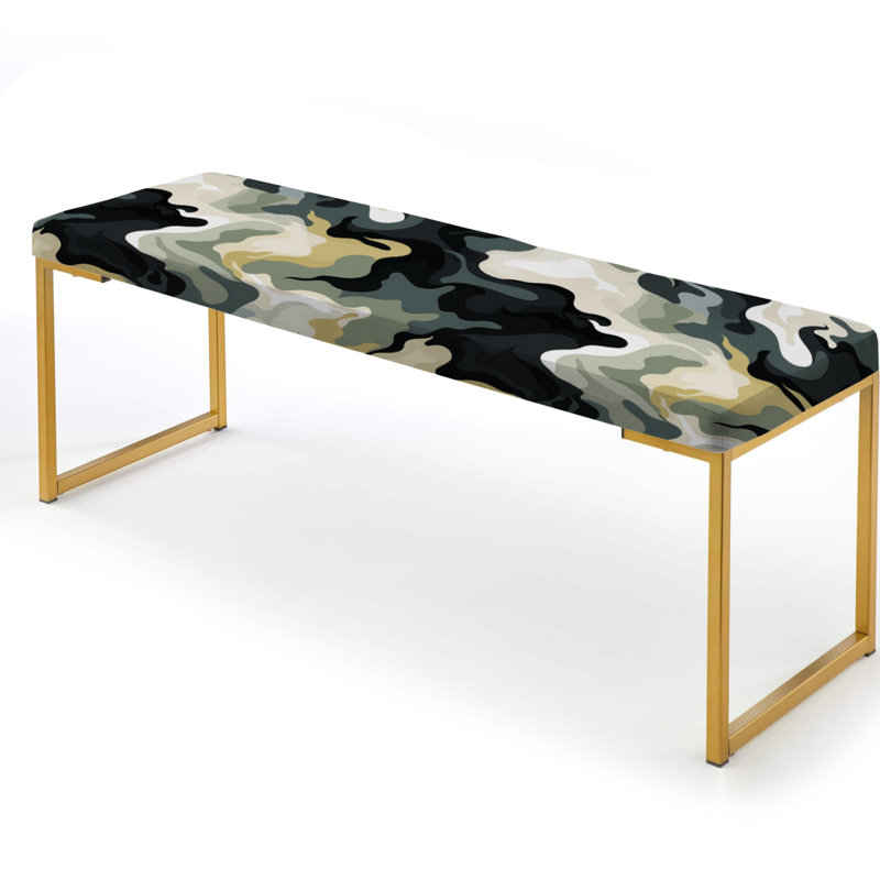 Banc rembourré camouflage Industrial Edge