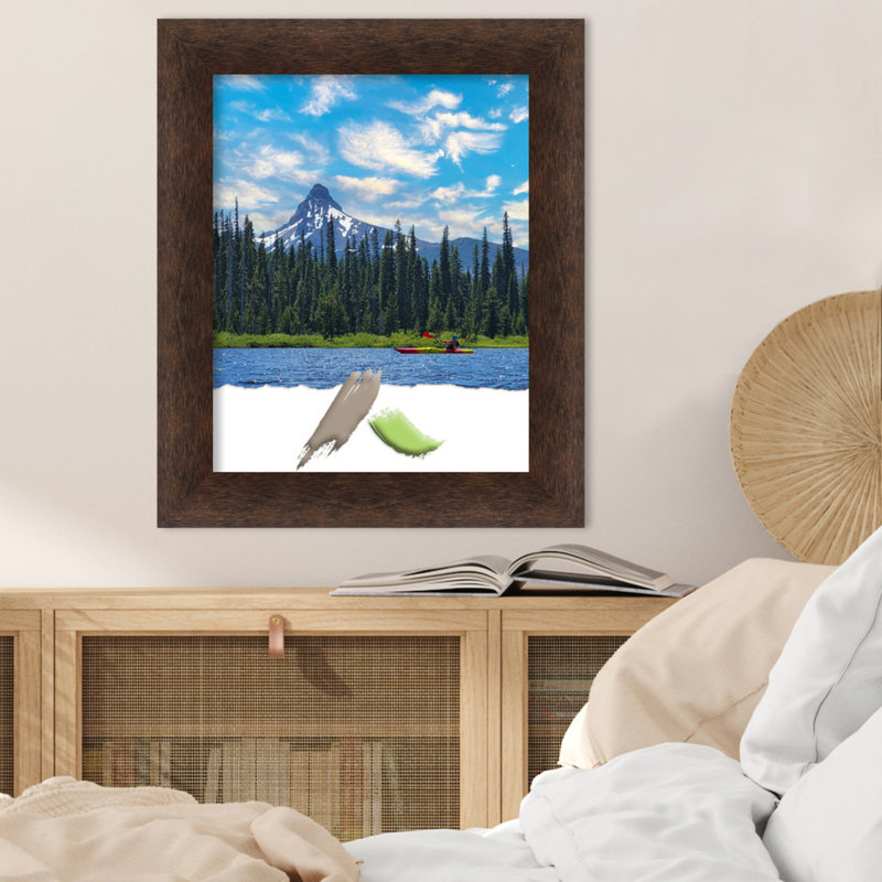 Stillas Brown Wood Picture Frame, 16'' W x 20'' H