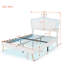 Structure de lit tapissier de taille avec lumières DEL, lit princesse rembourré moderne avec tête de lit couronne-2020412187