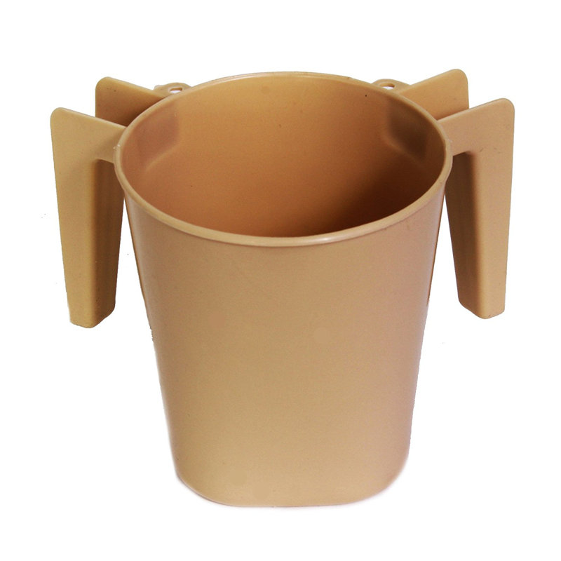 Plastic Wash Cup, Beige