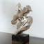 Condy Polyresin Kissing Couple Figurine for the Living Room, Classy Sculpture Home Decor-91142706-91142707