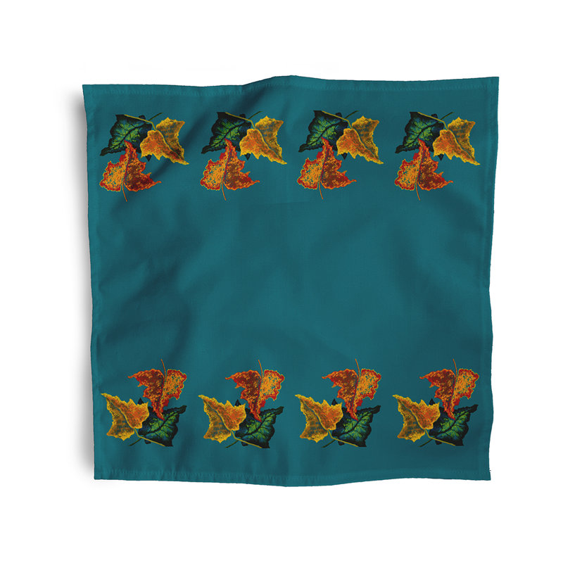 Chardip Polyester Rustic Napkins, Blue