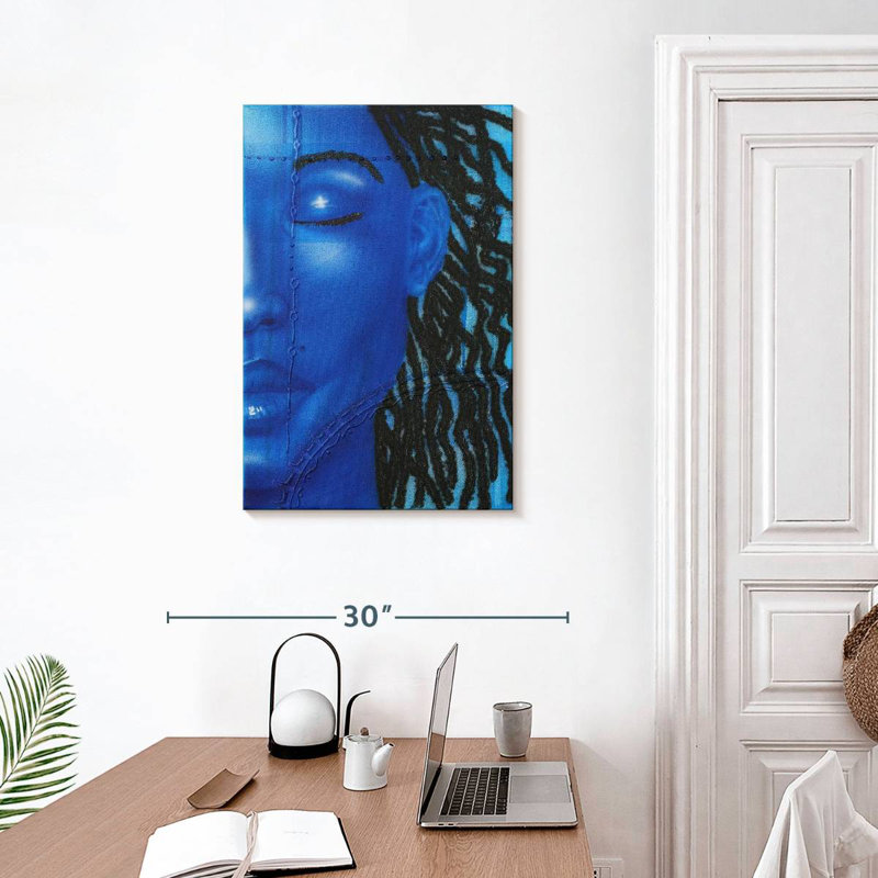 Leisha Azul, 30" H x 20" W
