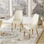 Chaise de salle à manger rembourrée d'éponge Modern Pu-237506113