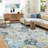 Traditional Persian Area Rug, Soft Low Pile Washable Rugs for Entryway, Bedroom, Living Room-1867049270