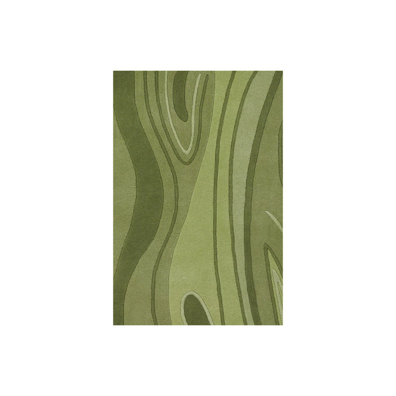 Inhabit Designer Olive Area Rug, 7'9" x 10'6"