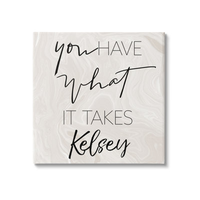 What It Takes cmw-068 Personalized Wall Art