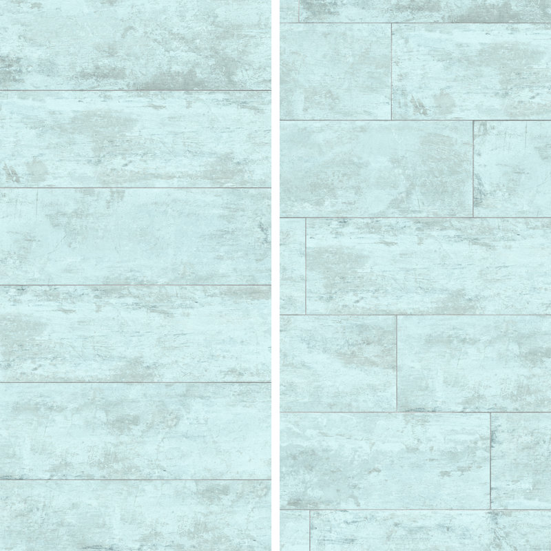 Habanera 11-7/8 In. X 35-1/2 In. Ceramic Wall Tile, Blue