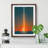The Unreal Sunset Abstract - Single Picture Frame Print-1167085186-1167085184