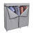 Martti 60'' Metal Portable Wardrobe