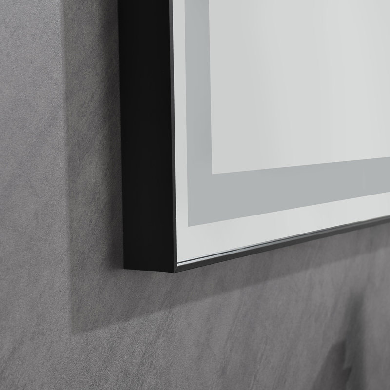 Metal Flat Wall Mirror, 36" x 72"