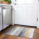Machine Washable Indoor/Outdoor Xhevrie Gold Rug