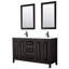 Ensemble de meuble-lavabo double 72 "avec miroir Daria-1897901124-1897901179-1941550351
