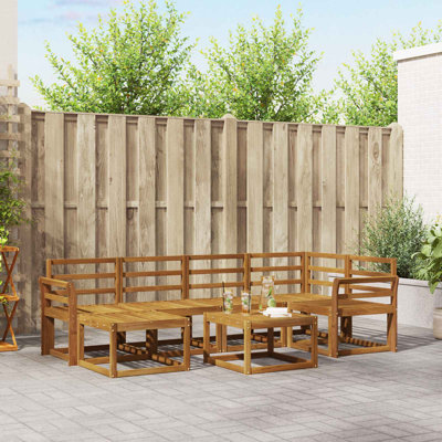  Sofa Set Outdoor Sectional Garden Furniture Terrace Seating Modern