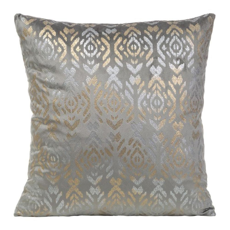 Microfiber Square Pillow Case, Silver