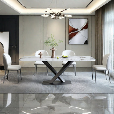 Modern Miniature Home Dining Table and Chairs