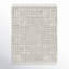 Benjamin Geometric Hand Knotted Ivory/Sky Area Rug-1167330478