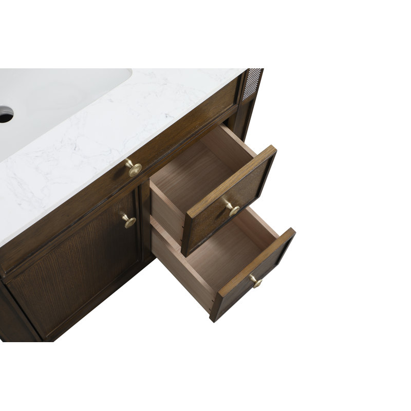 32" Bordeaux Bathroom Vanity, Dark Antique Oak