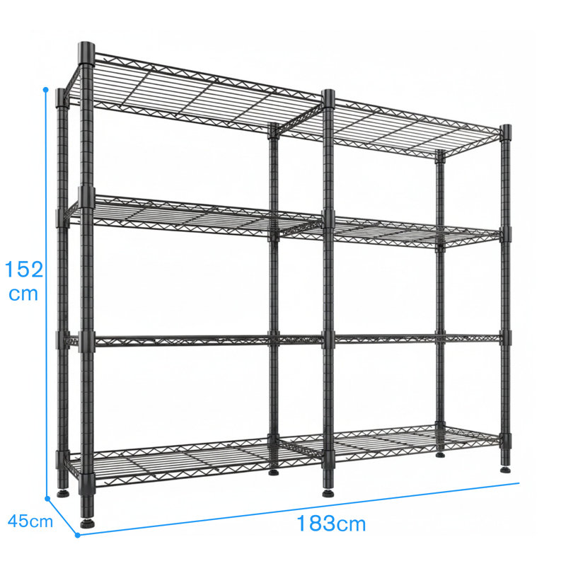 Yelena 180cm W Metal Shelving Unit