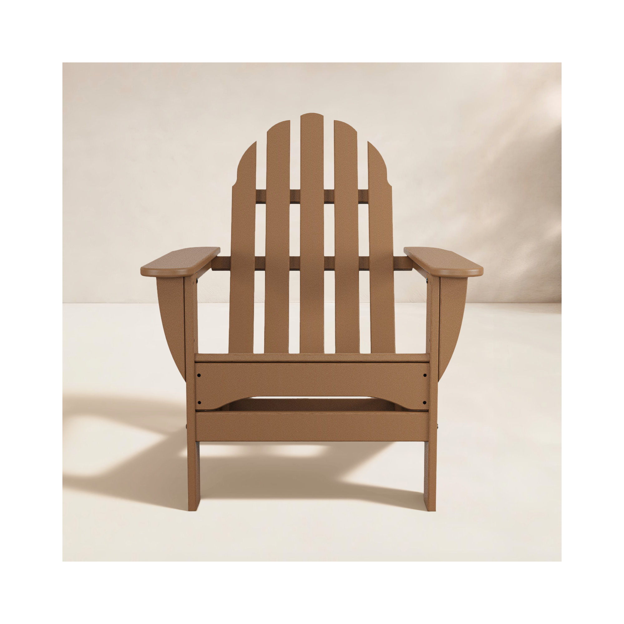 POLYWOOD Classic Adirondack Chair, Teak