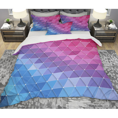 Modern & Contemporary Geometric Shapes Duvet Cover