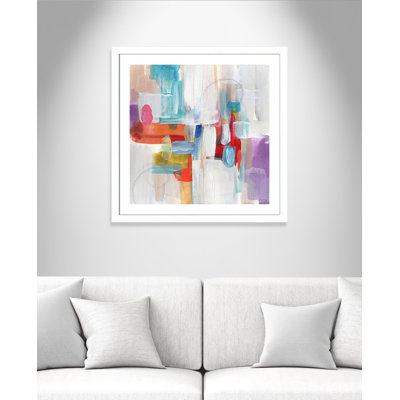 Colmesneil «Color Sections I», reproduction de peinture acrylique encadrée