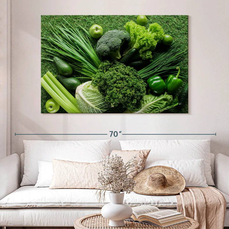 Yarlin Green Diet, 34" H x 51" W