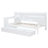 Twin Size Daybed With 3 Drawers, Usb Ports And Desk, Modern Day Bed-726451371