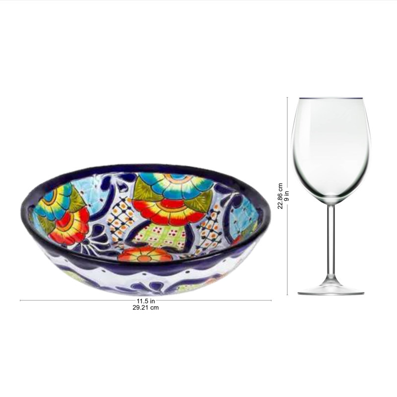 Pluie de fleurs 67 oz. Bol de service
